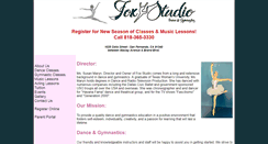 Desktop Screenshot of foxdancing.com